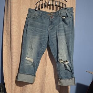 Arizona Jean Company Light Blue Boyfriend Jeans